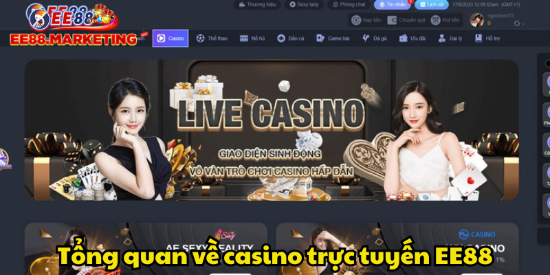 Tổng quan về casino trực tuyến EE88